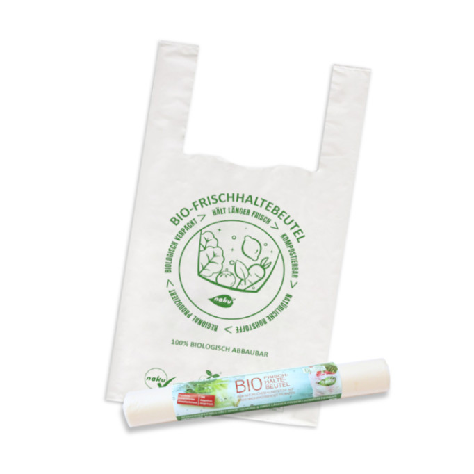 Bioplastová taška s potlačou na rolke,  rolka10 ks FB003