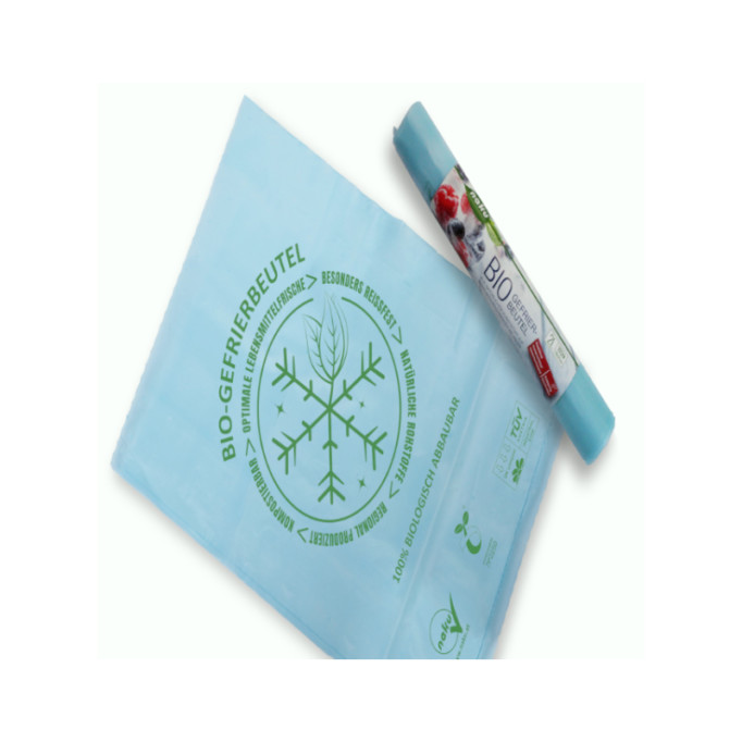 Bioplastové vrecká do mraziaka na rolke; rolka 10ks GB004
